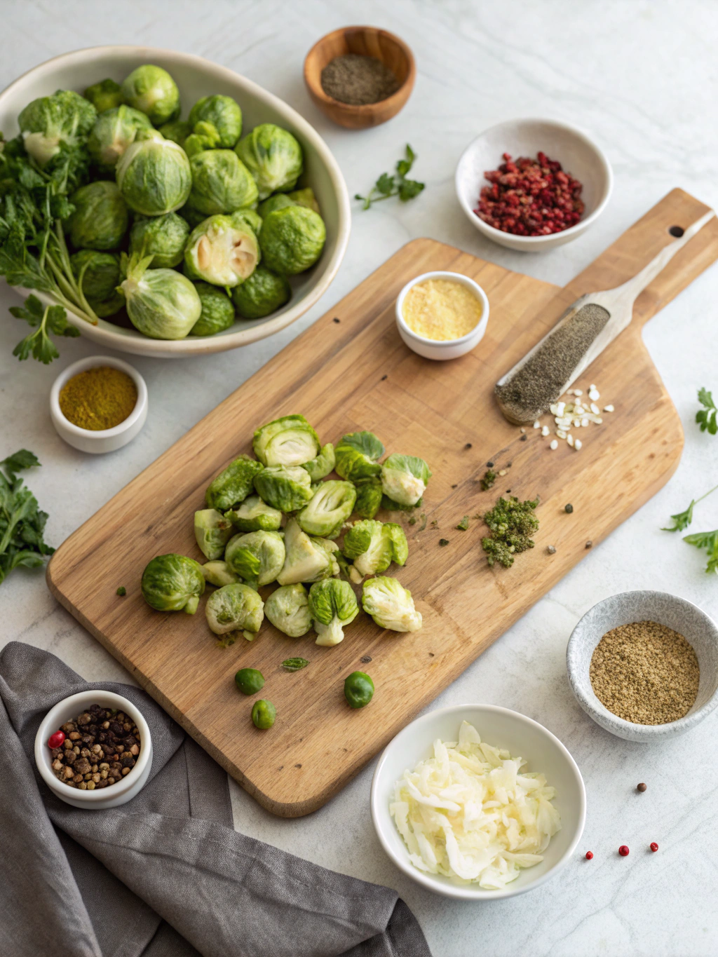 Brussels Sprouts Salad Recipe ingredients