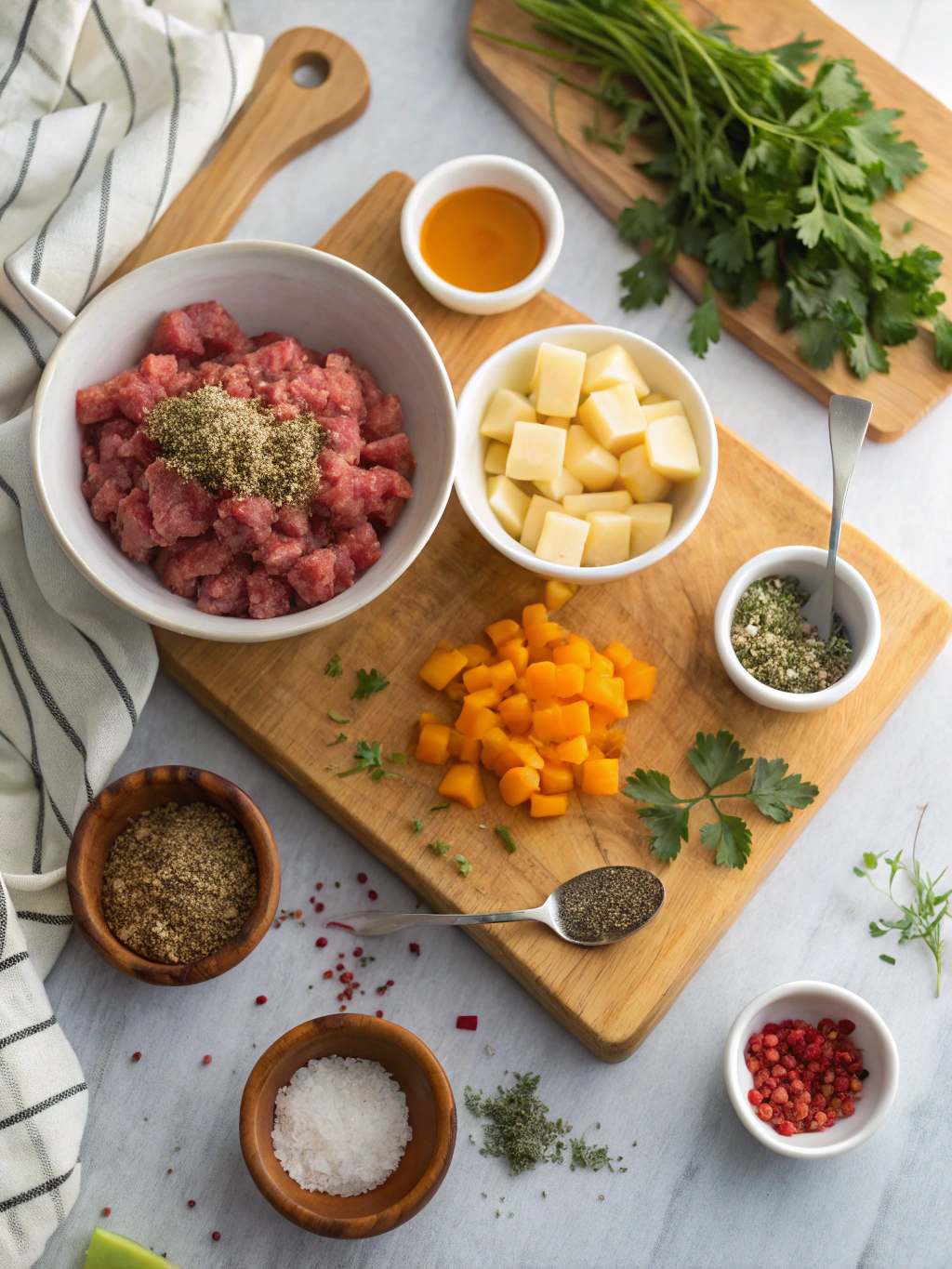 Cheeseburger Soup Recipe: A Comforting Hearty Meal ingredients
