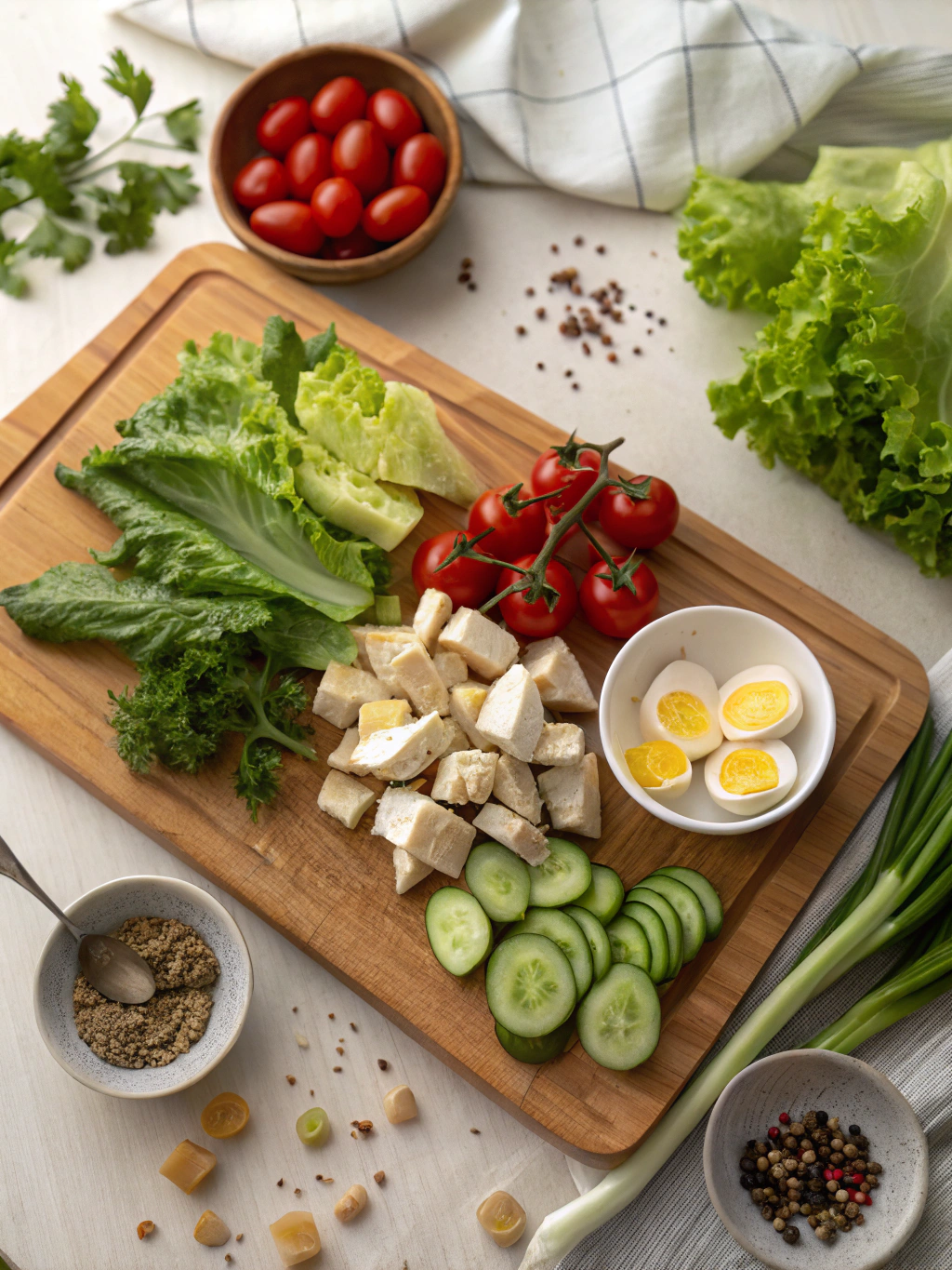 Chefs Salad Recipe - A Classic and Hearty Dish for Any Occasion ingredients