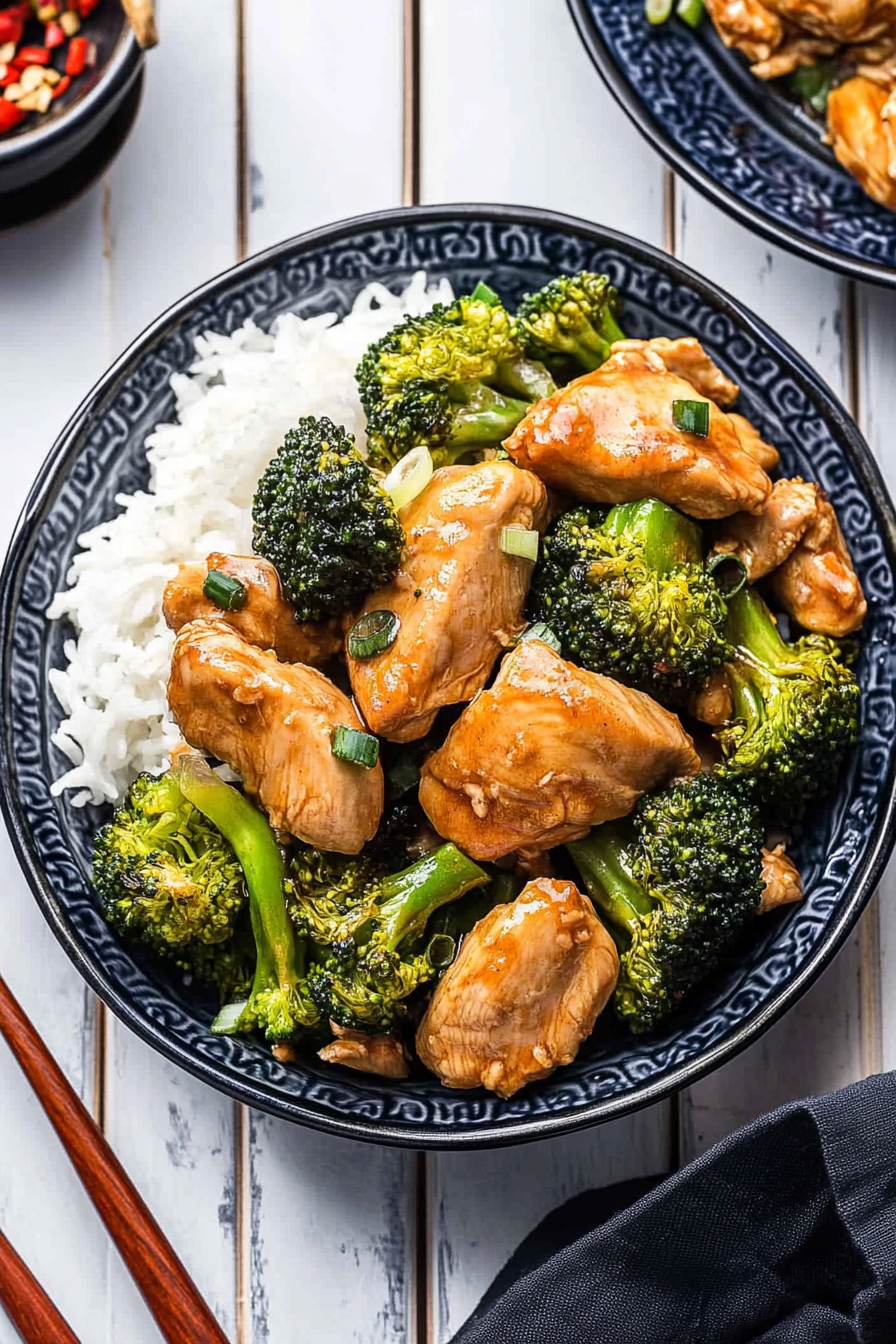 Chinese Chicken and Broccoli Recipe - Easy and Delicious Stir-Fry Dish Final Dish Presentation