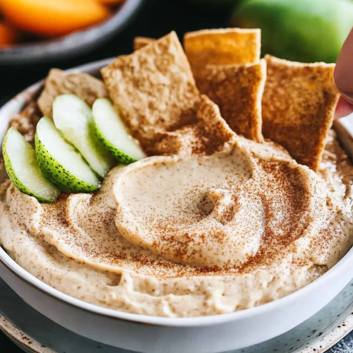 Churro Cream Cheese Fruit Dip Recipe