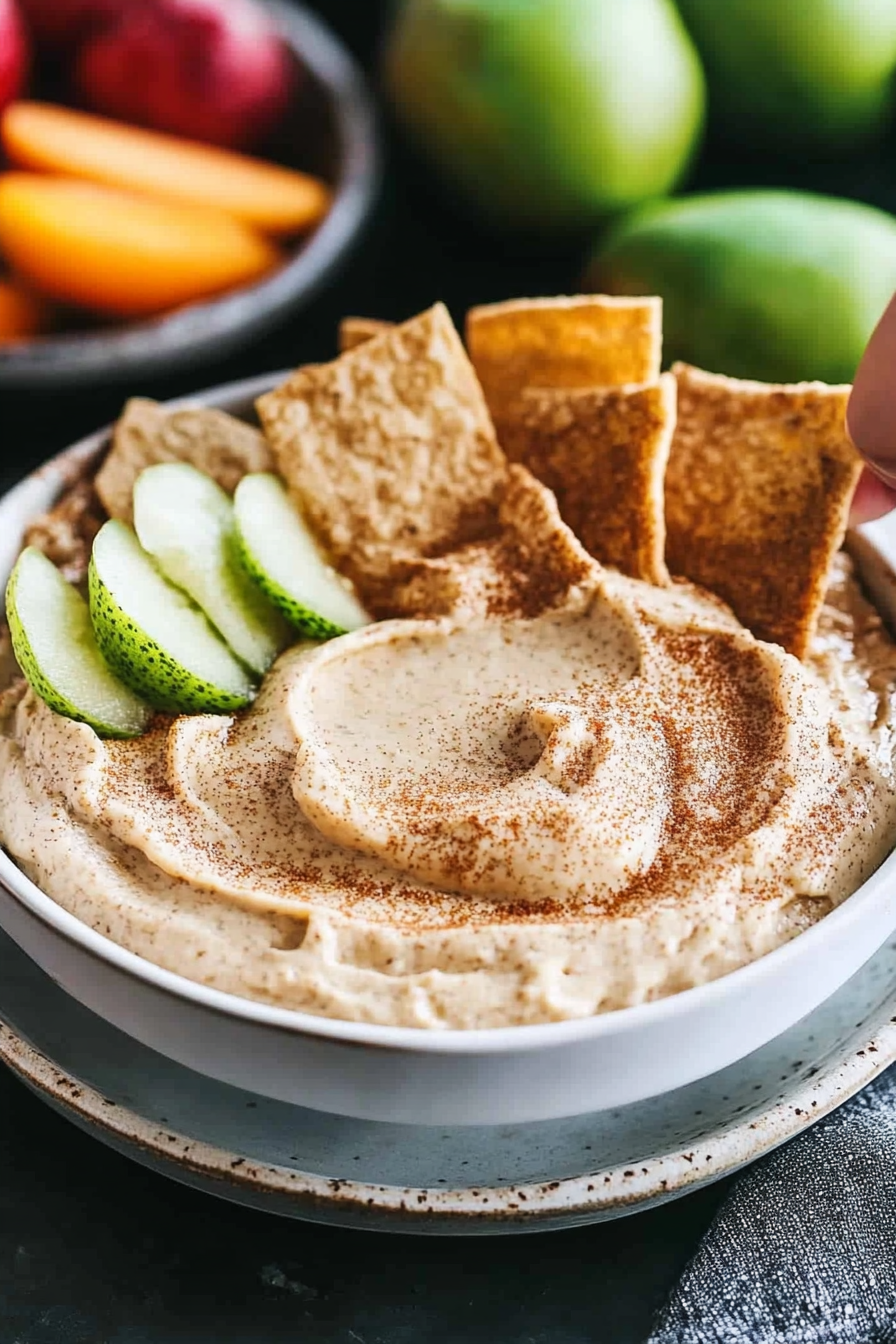 Churro Cream Cheese Fruit Dip Recipe