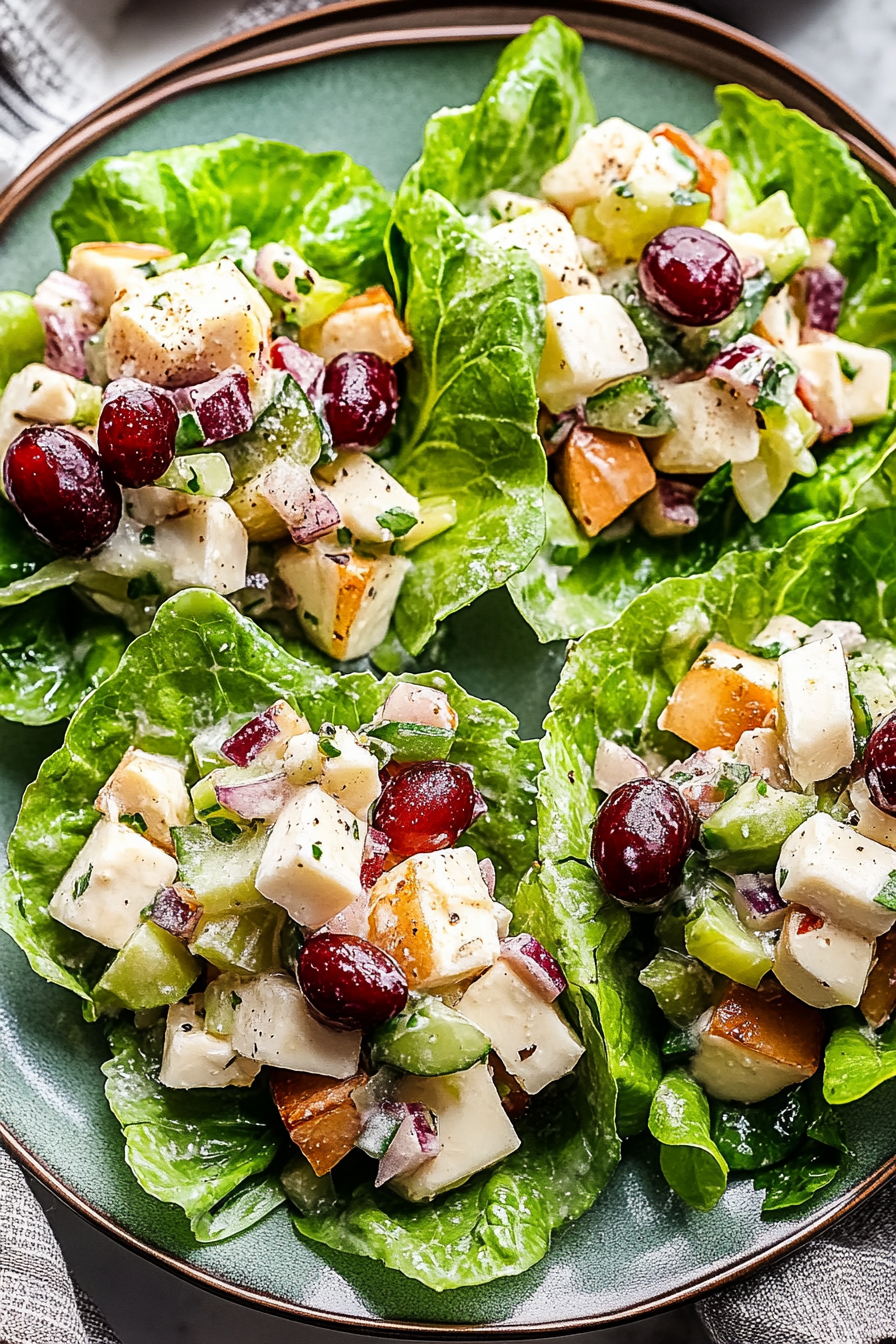 Classic Waldorf Salad Recipe Final Dish Presentation