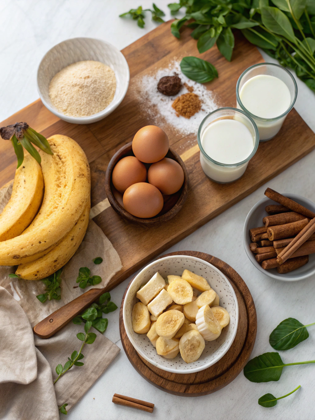 Crock Pot Creamy Banana French Toast Recipe ingredients
