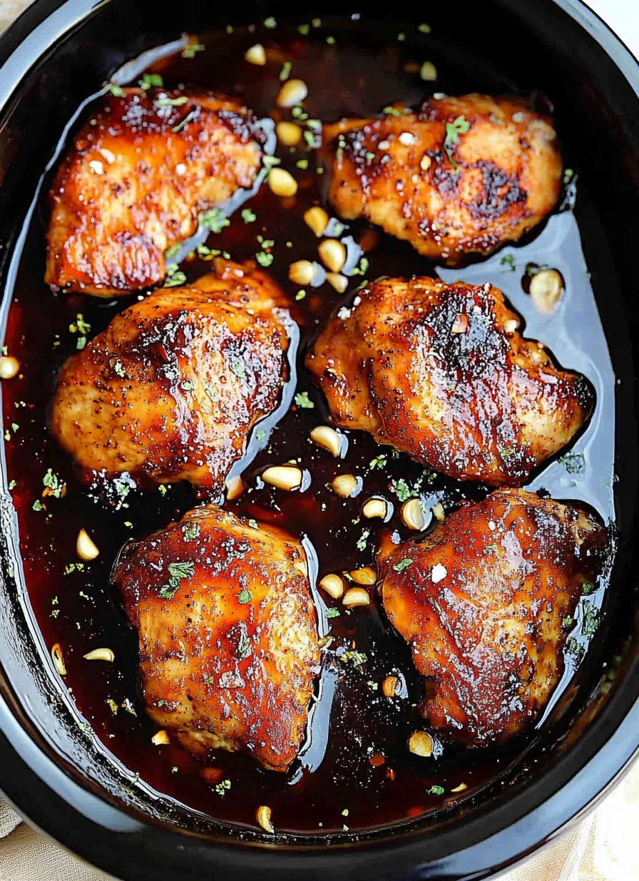 Crock Pot Honey Garlic Chicken Recipe