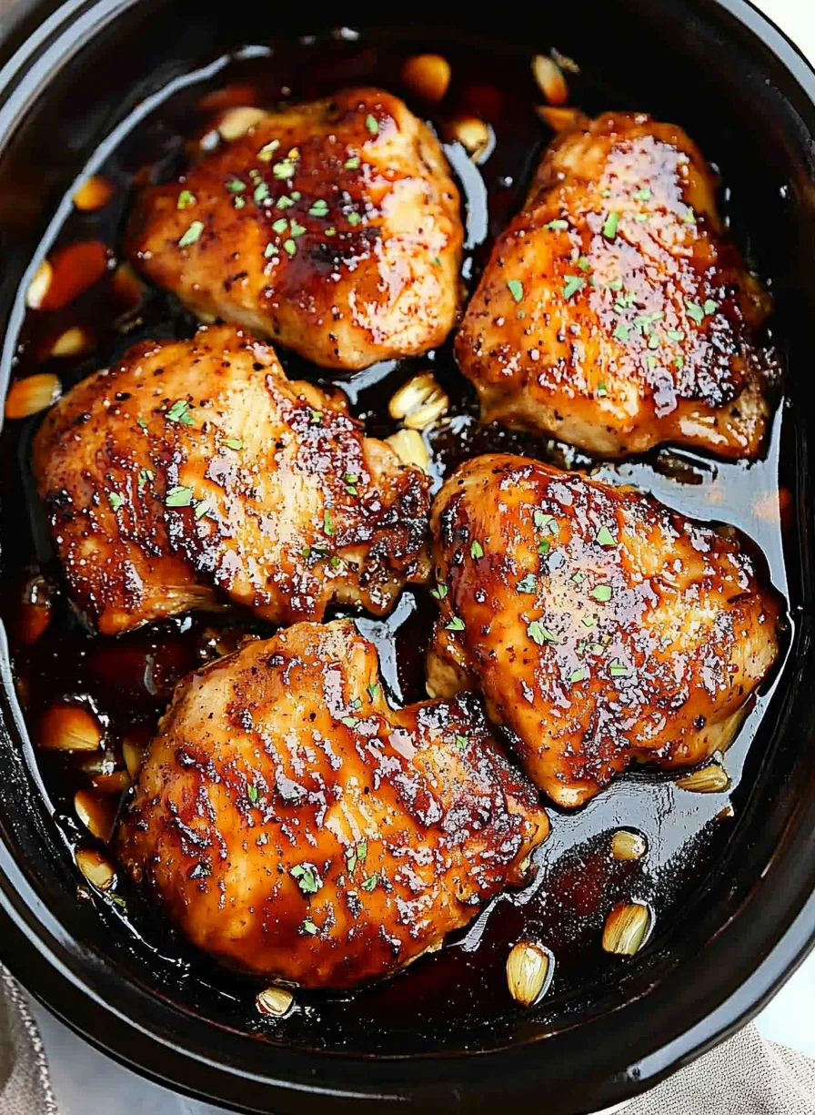 Crock Pot Honey Garlic Chicken Recipe