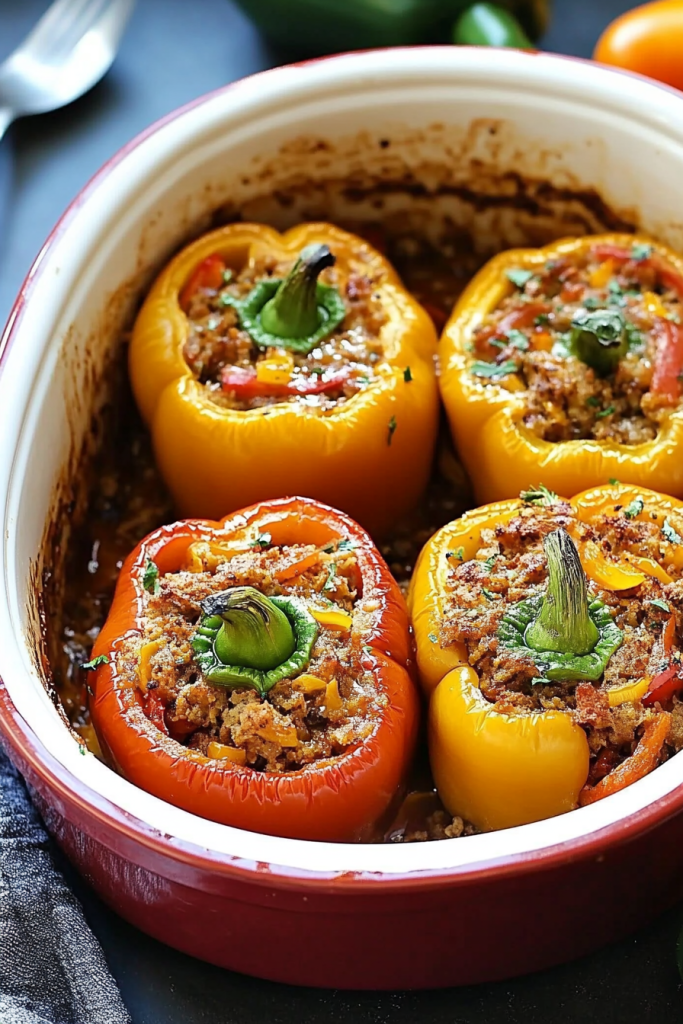 Crock Pot Stuffed Peppers Recipe
