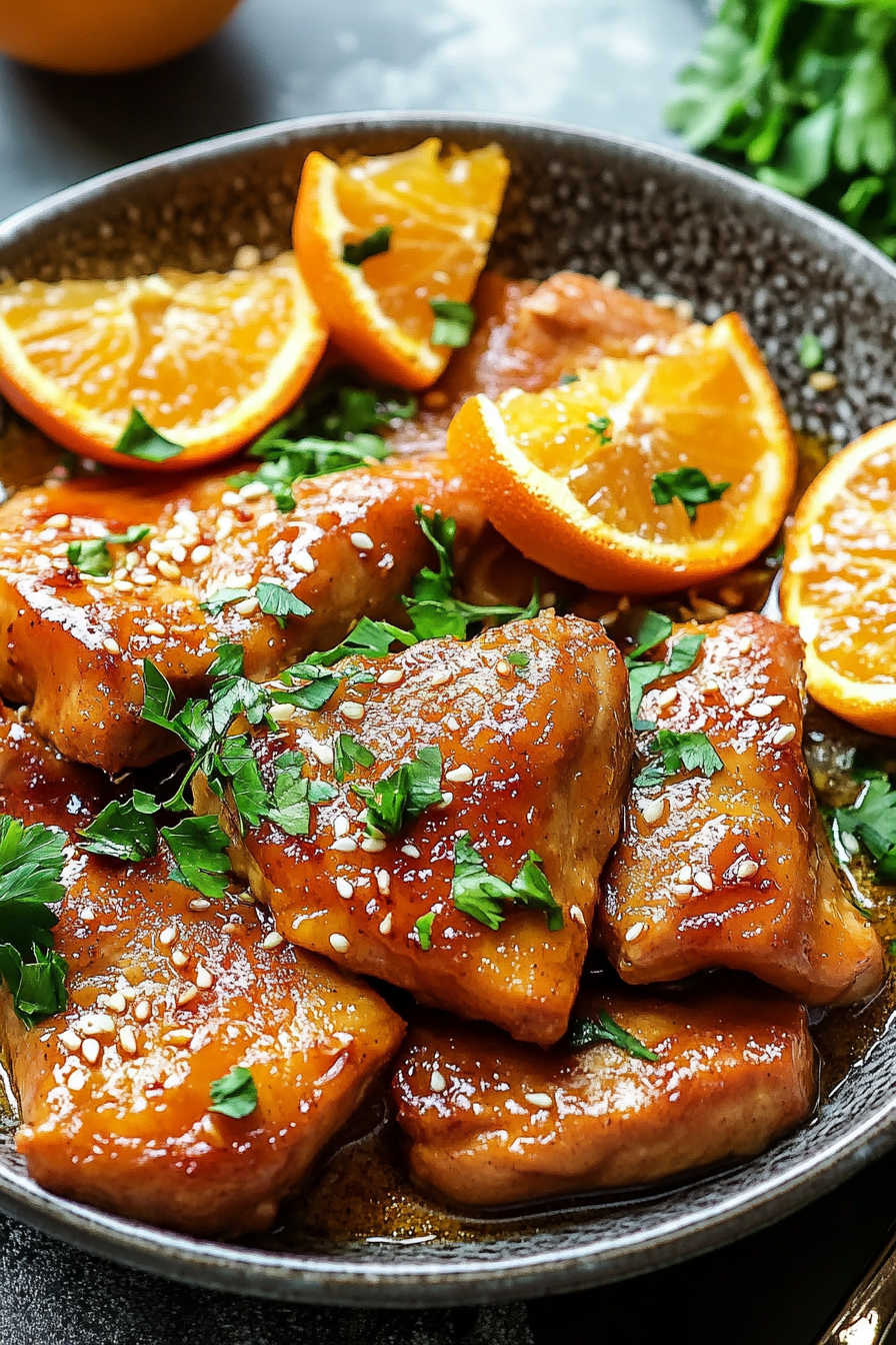 Crockpot Orange Chicken Recipe Final Dish Presentation