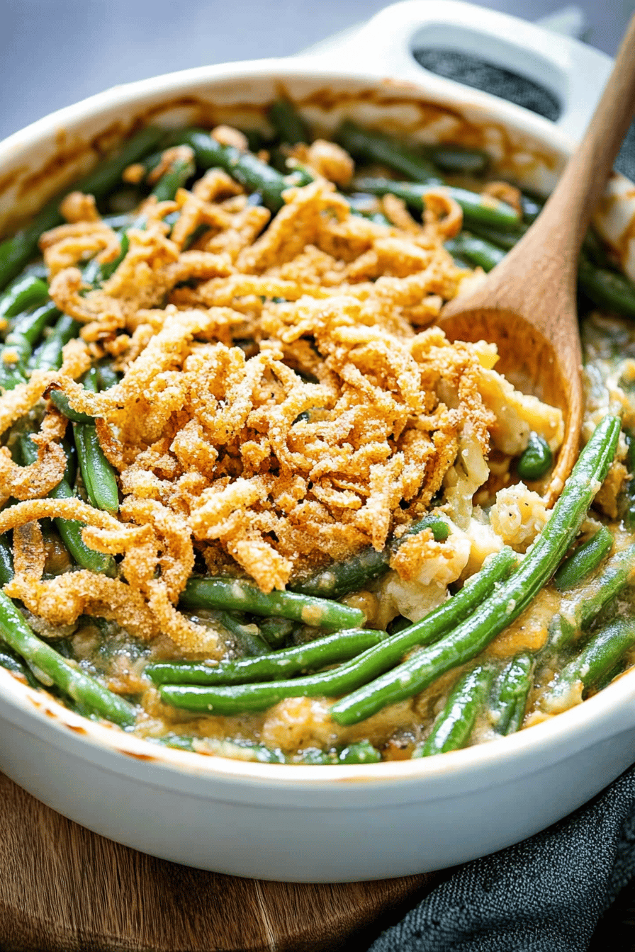 Delicious Easy Green Bean Casserole Recipe ingredients