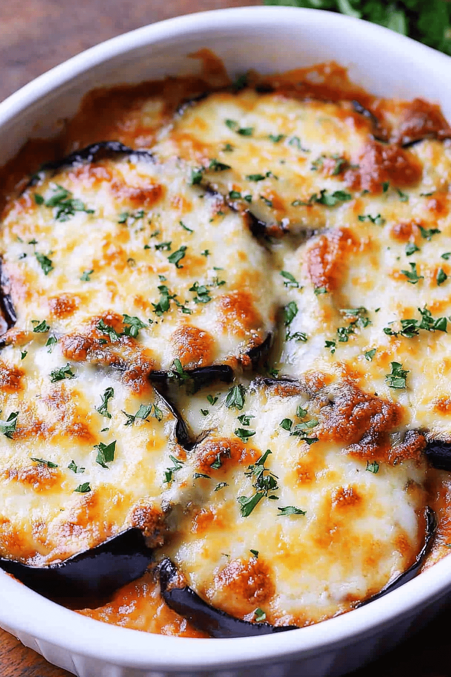 Delicious Eggplant Casserole Recipe Final Dish Presentation