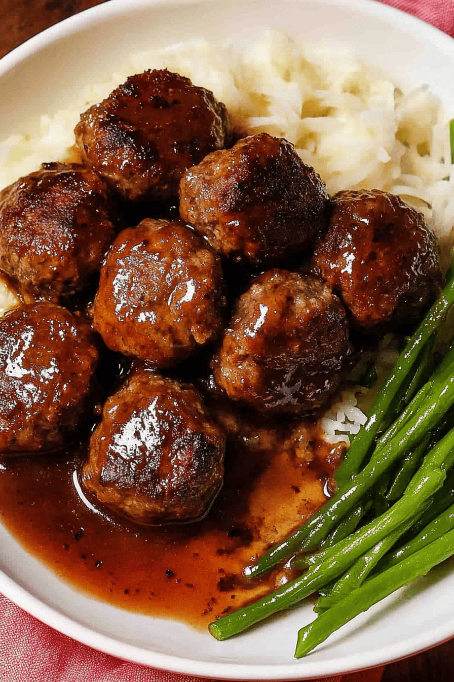Delicious Lamb Meatballs Recipe Final Dish Presentation