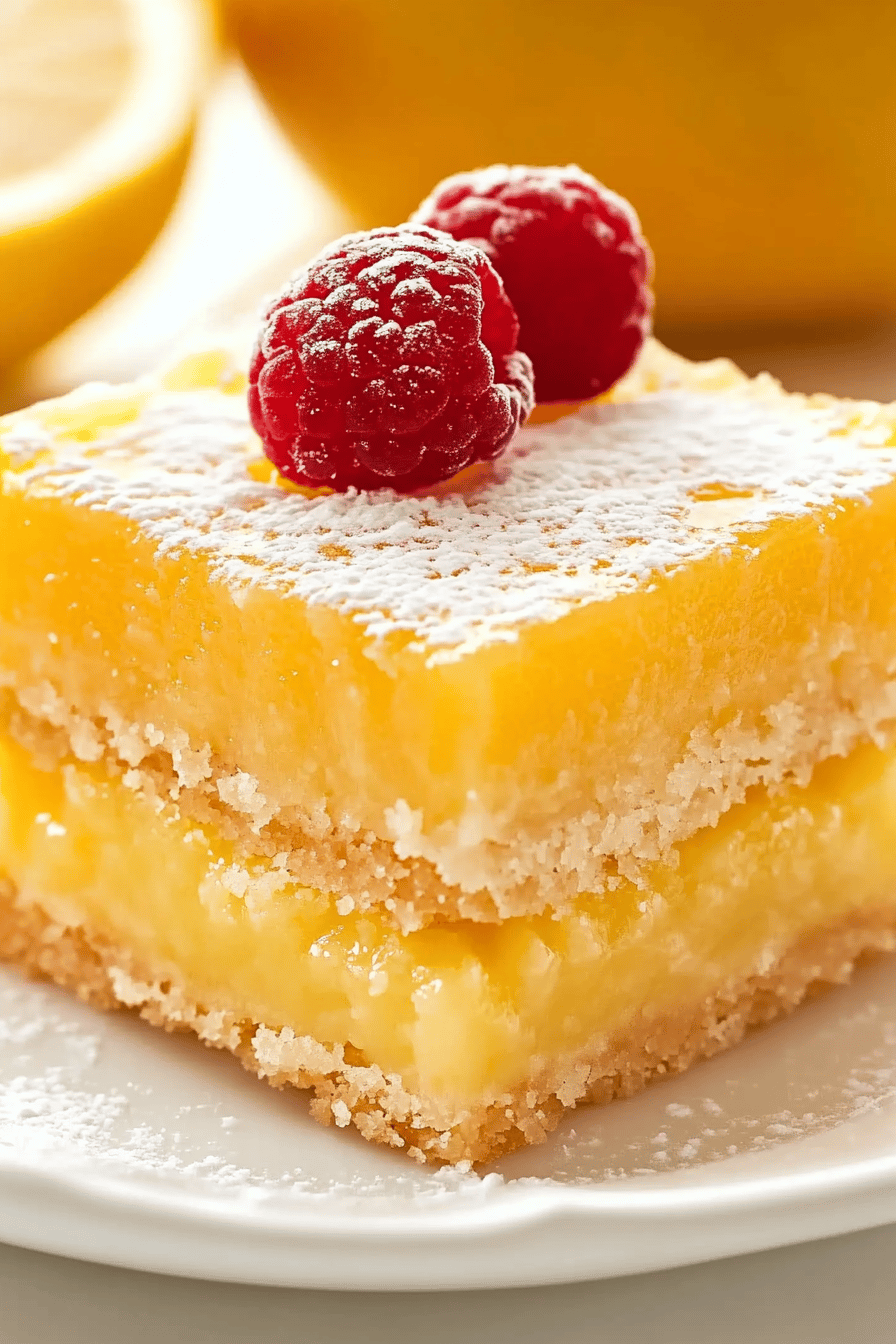 Delish Lemon Bars Recipe ingredients