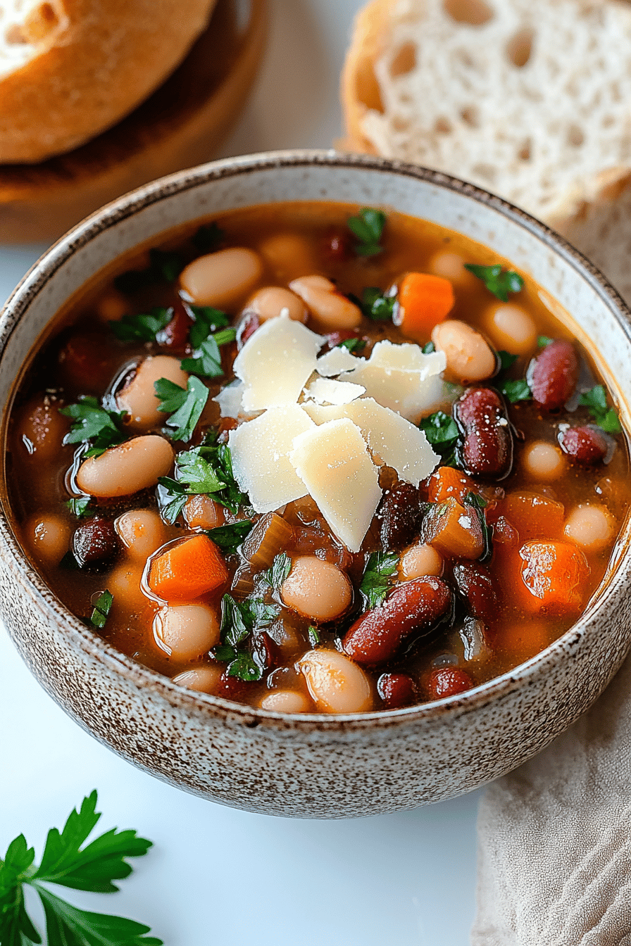 Easy 12-Bean Soup Recipe Final Dish Presentation
