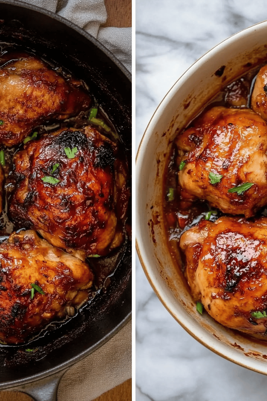 Easy Adobo Chicken Recipe Final Dish Presentation