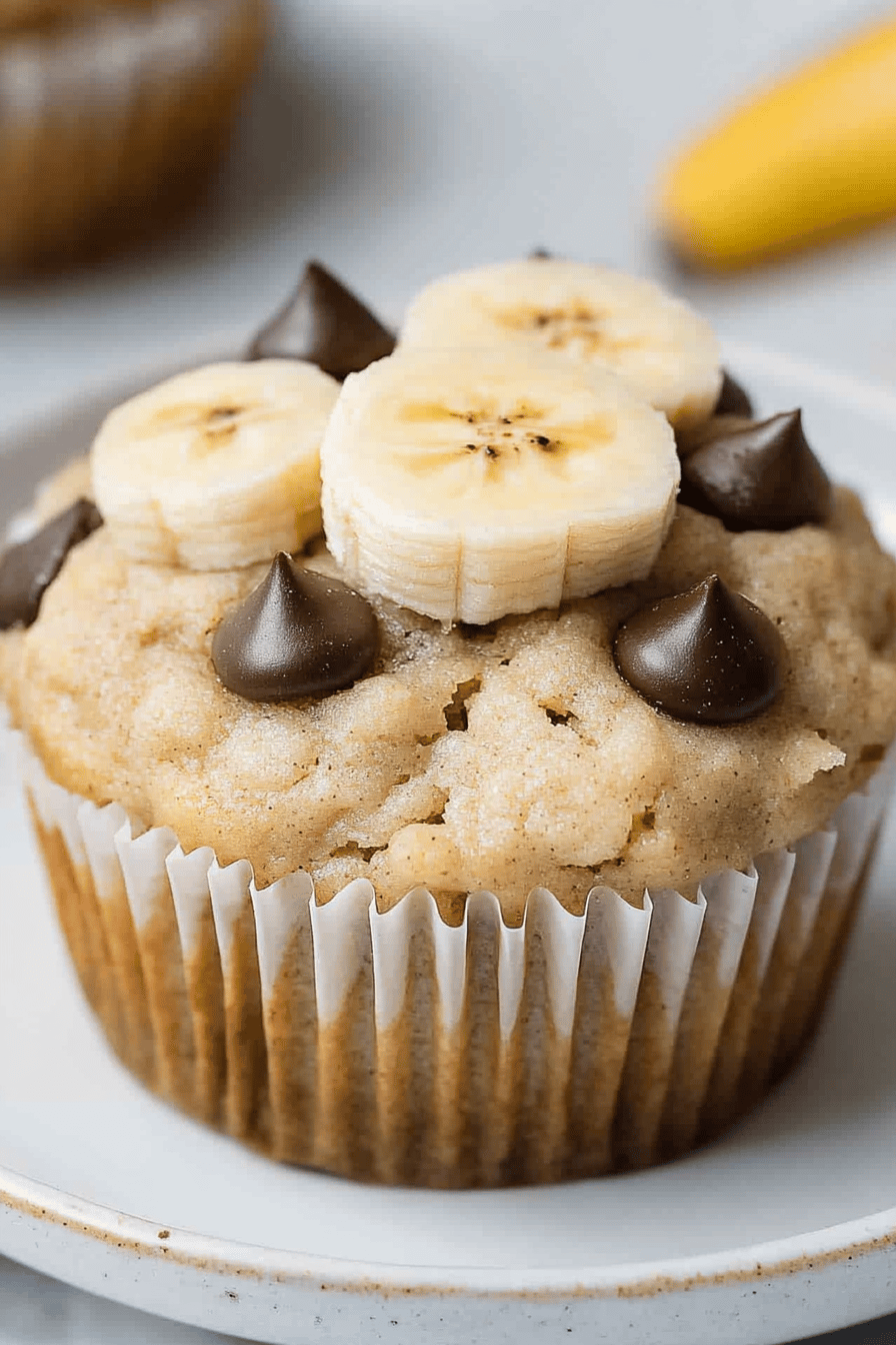 Easy Almond Flour Banana Muffins Final Dish Presentation
