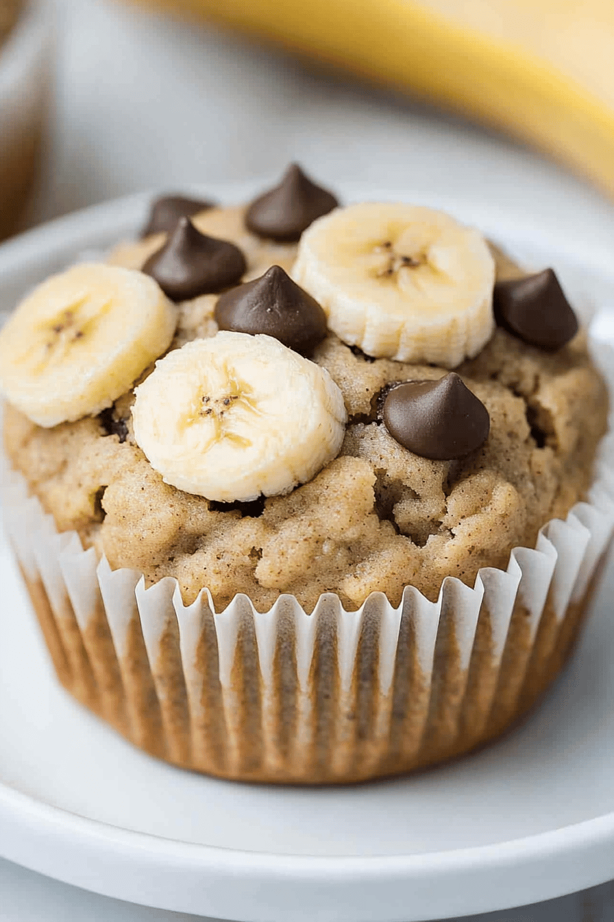 Easy Almond Flour Banana Muffins Final Dish Presentation