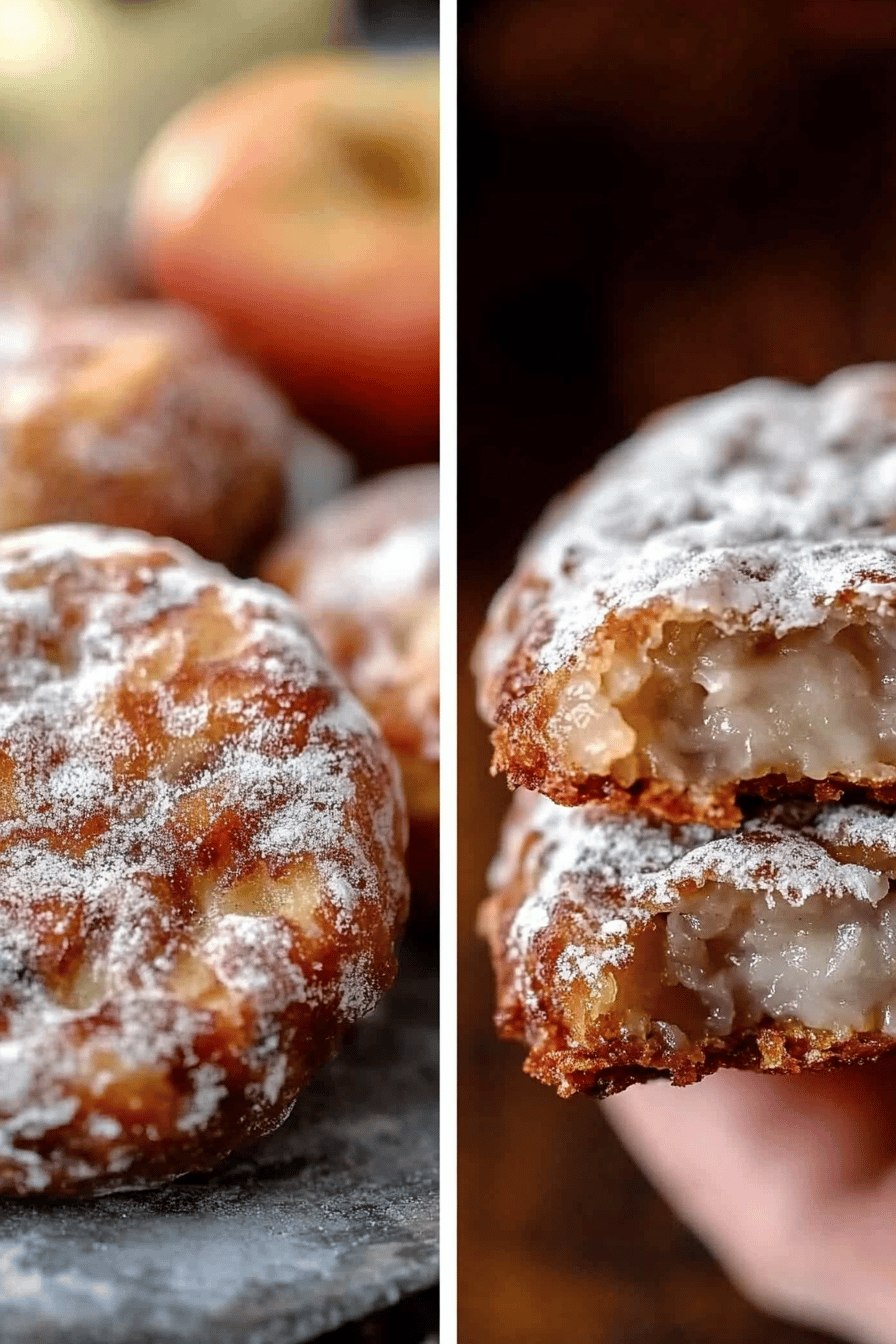 Easy Apple Fritters Recipe Final Dish Presentation