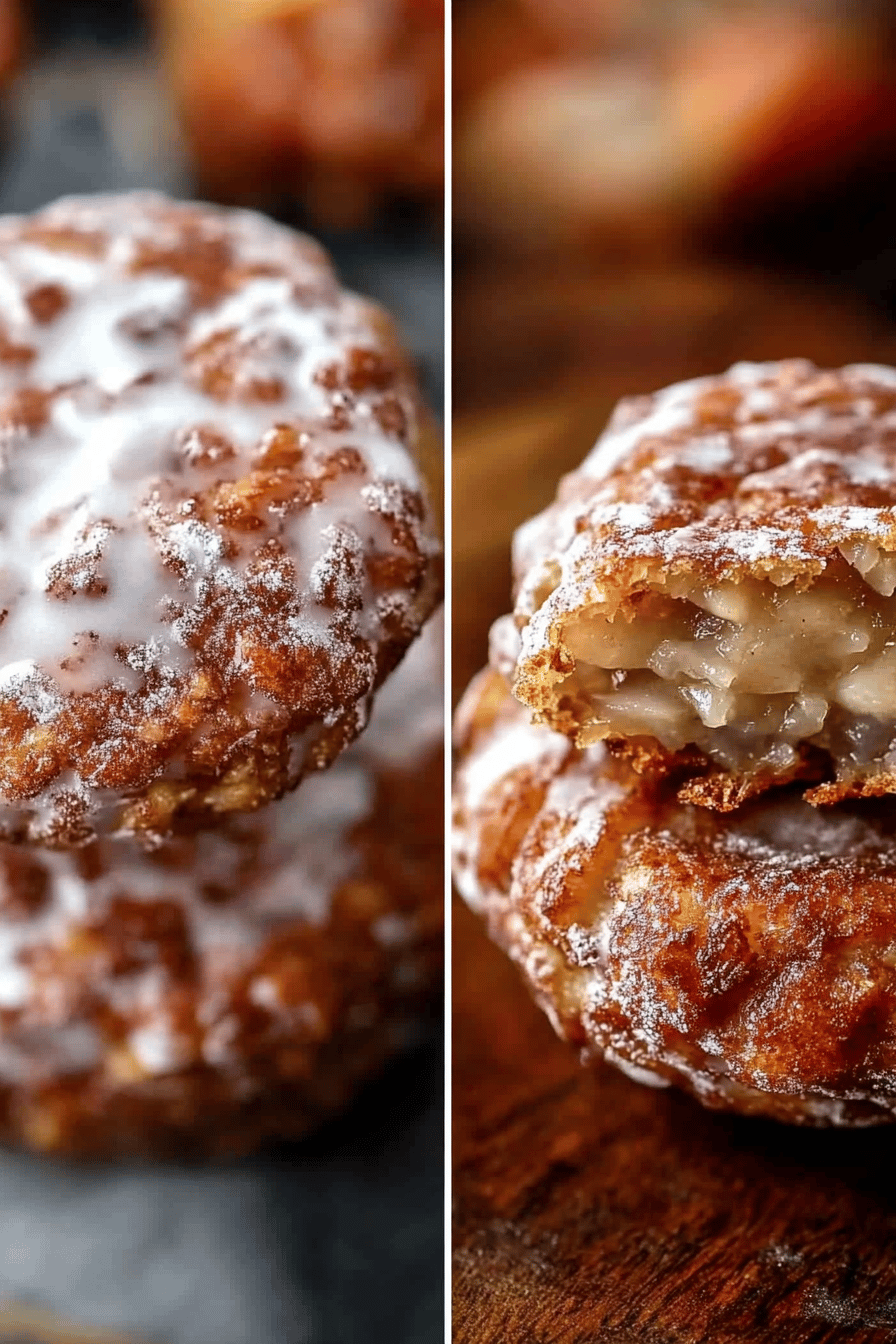 Easy Apple Fritters Recipe Final Dish Presentation