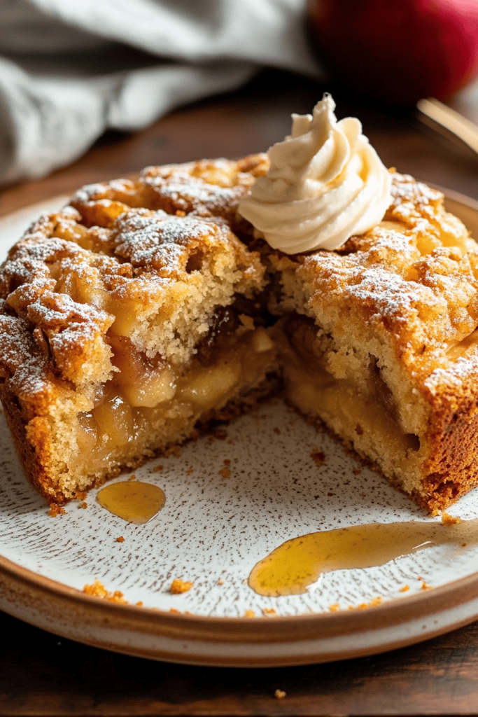 Easy Apple Streusel Cake Recipe