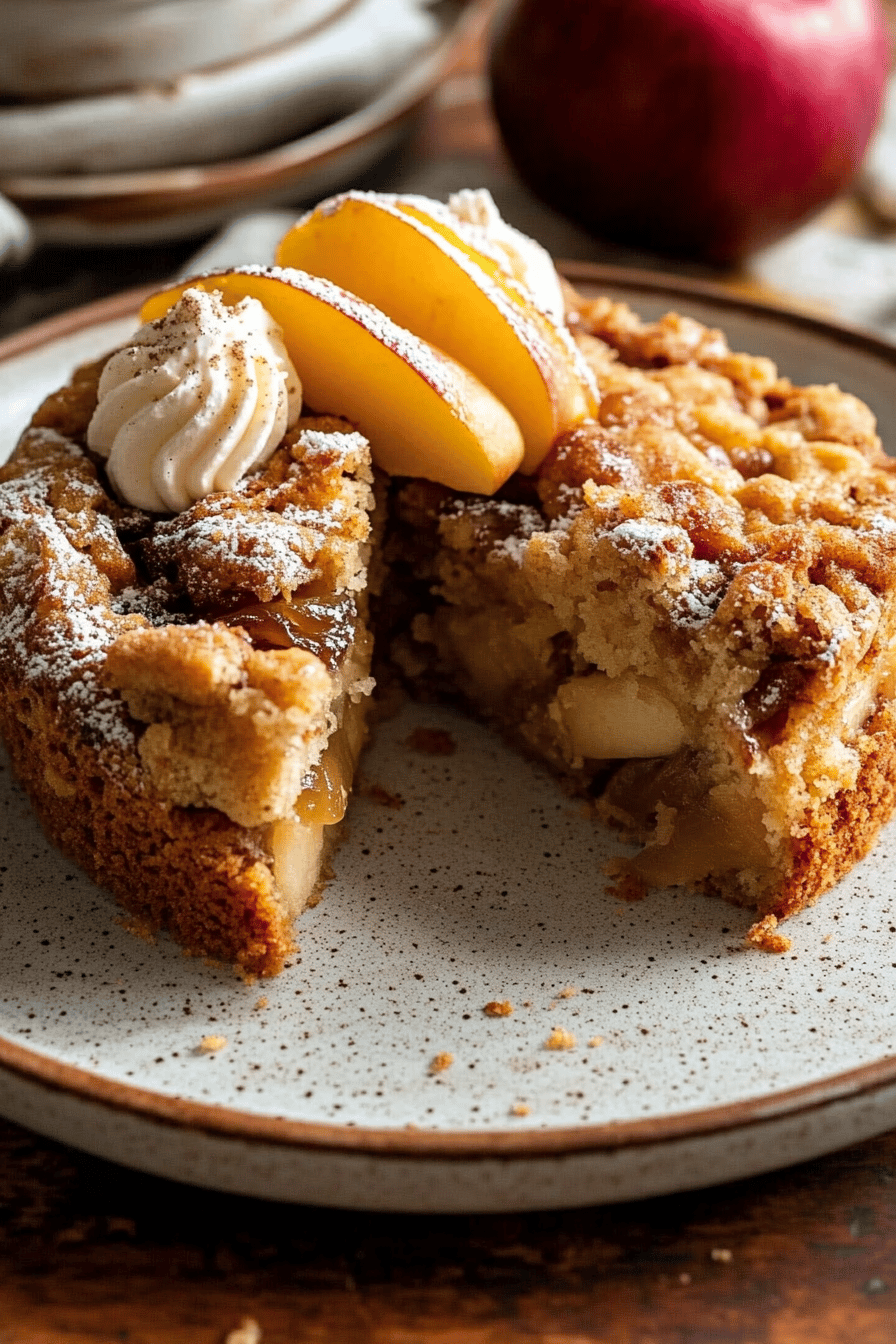 Easy Apple Streusel Cake Recipe ingredients