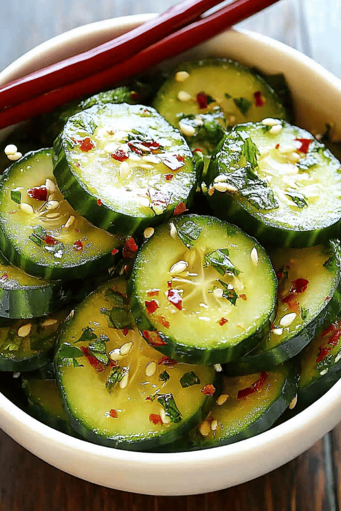 Easy Asian Cucumber Salad Recipe