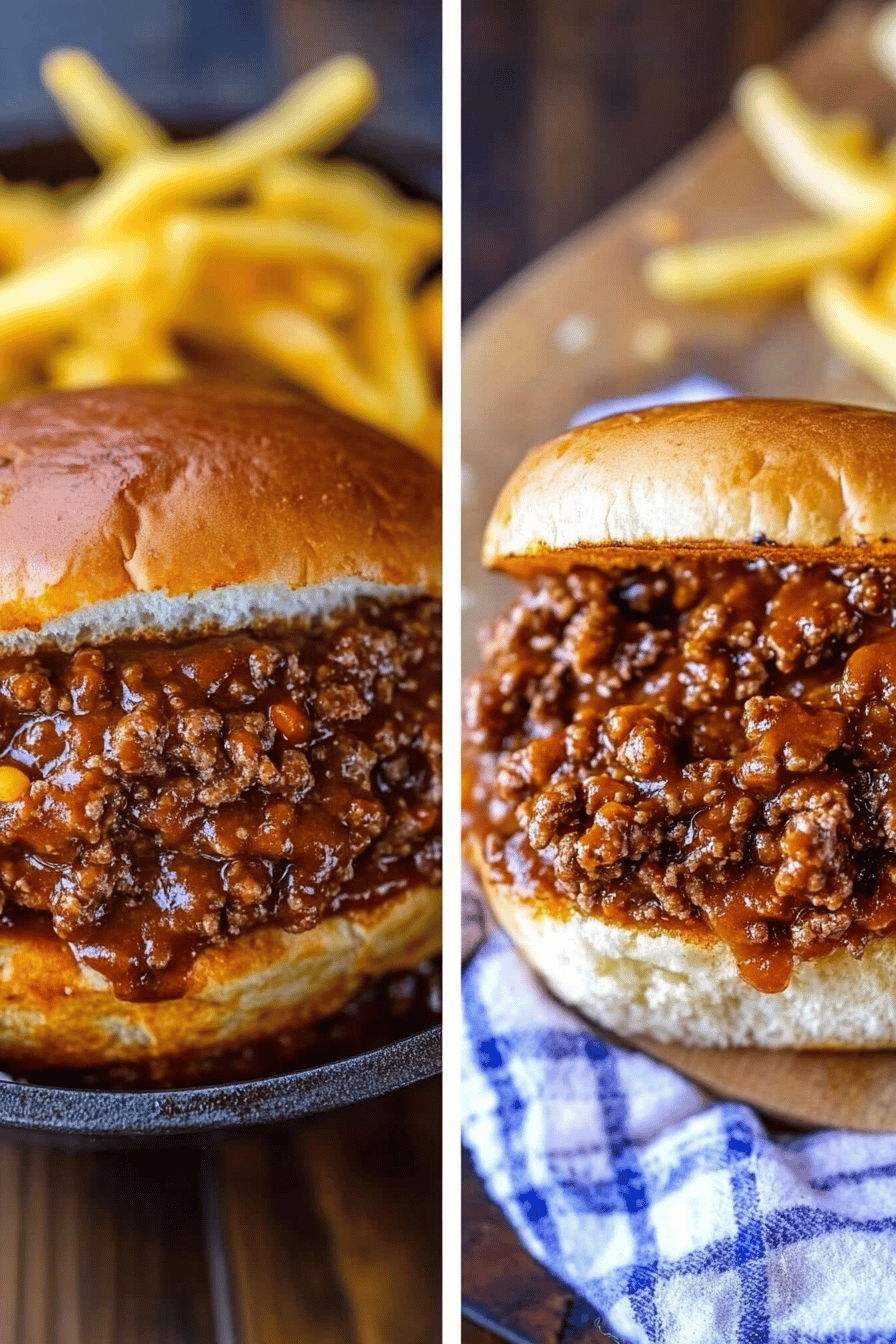 Easy BBQ Beef Sloppy Joes Recipe ingredients