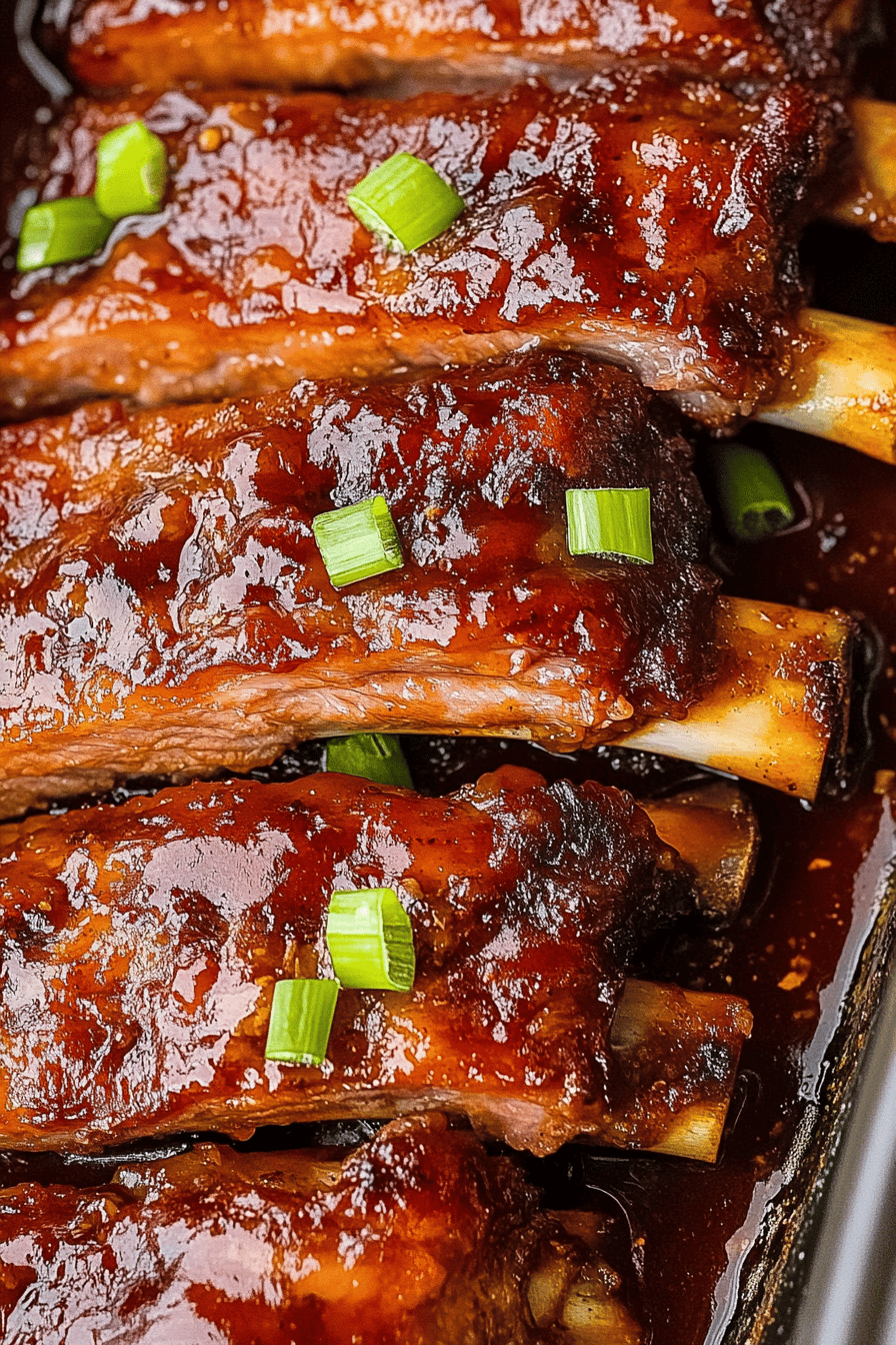 Easy BBQ Beer Country Ribs Recipe Final Dish Presentation