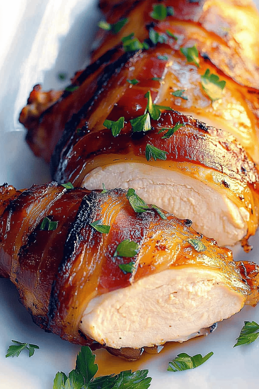 Easy Bacon-Wrapped Chicken Breast Recipe ingredients
