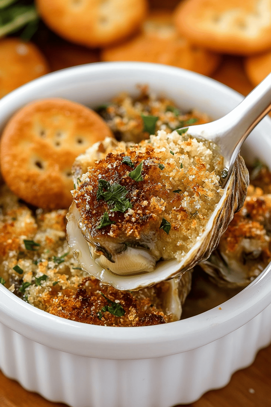 Easy Baked Herbed Oysters Recipe ingredients