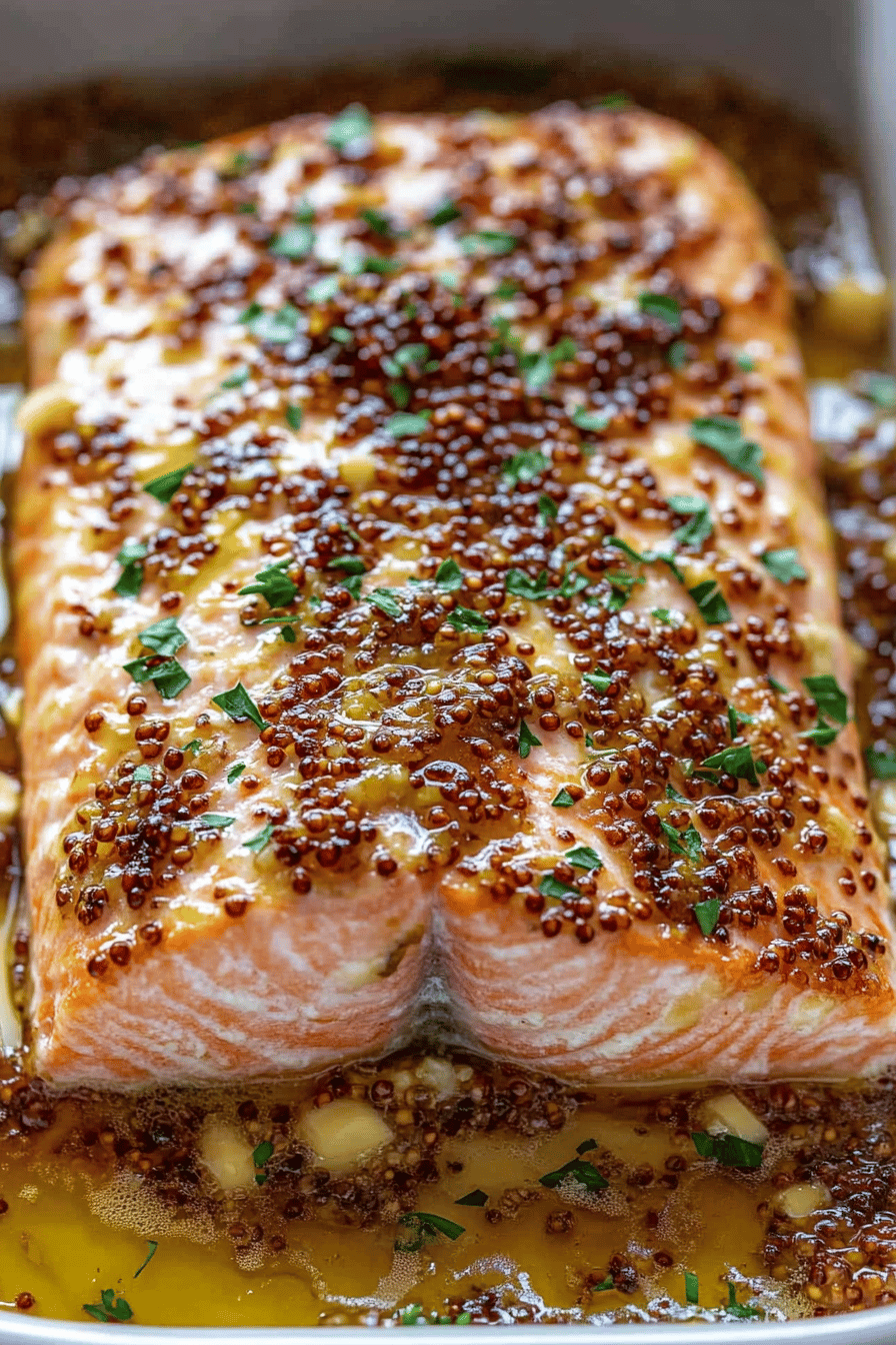 Easy Baked Honey Mustard Salmon Recipe ingredients