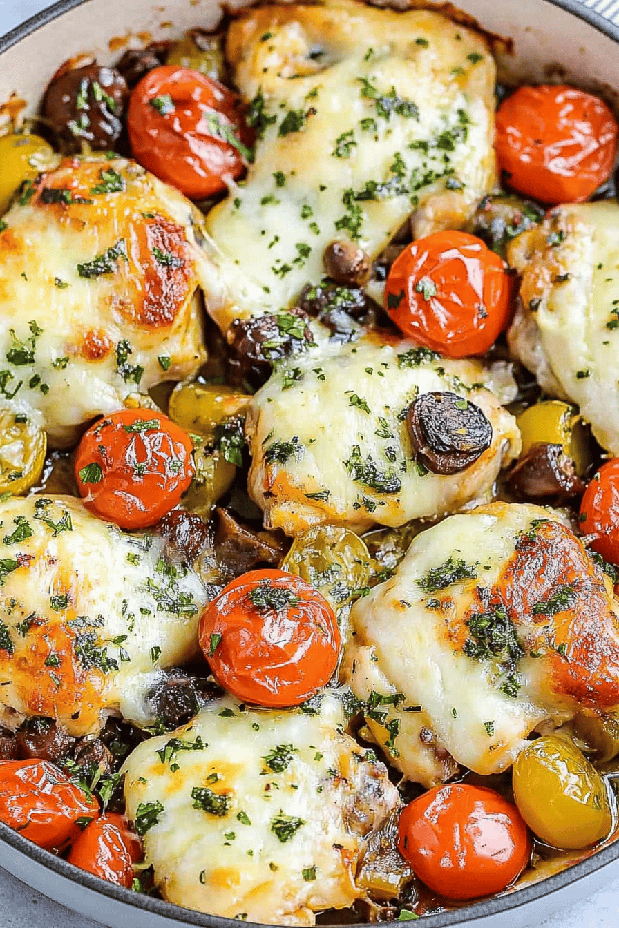 Easy Baked Italian Chicken Recipe ingredients