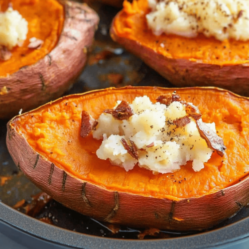 Easy Baked Sweet Potatoes Recipe