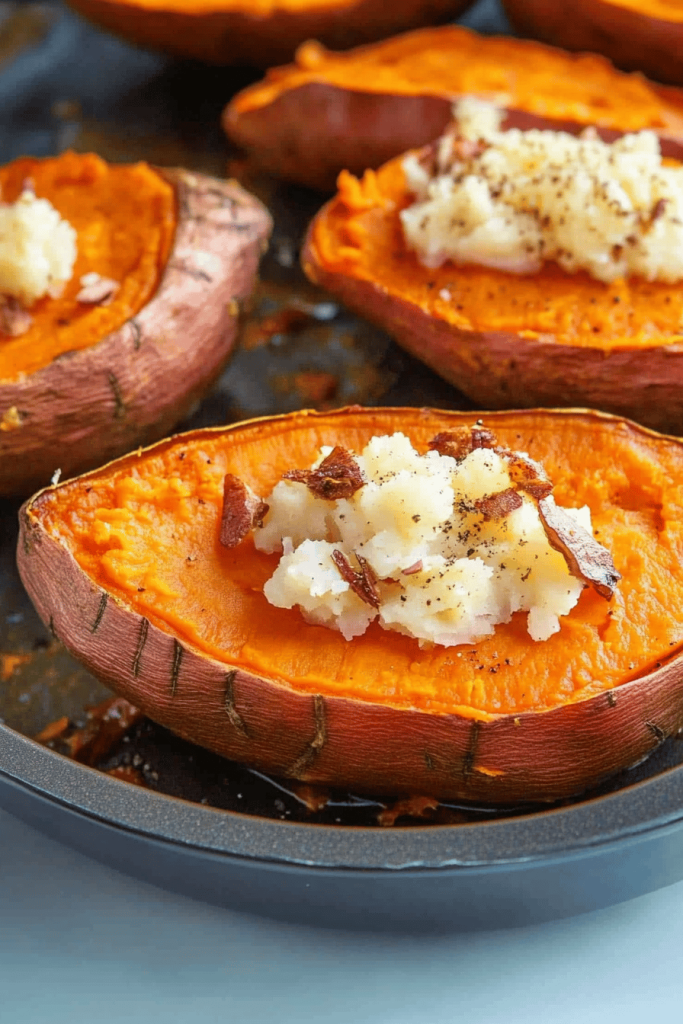 Easy Baked Sweet Potatoes Recipe