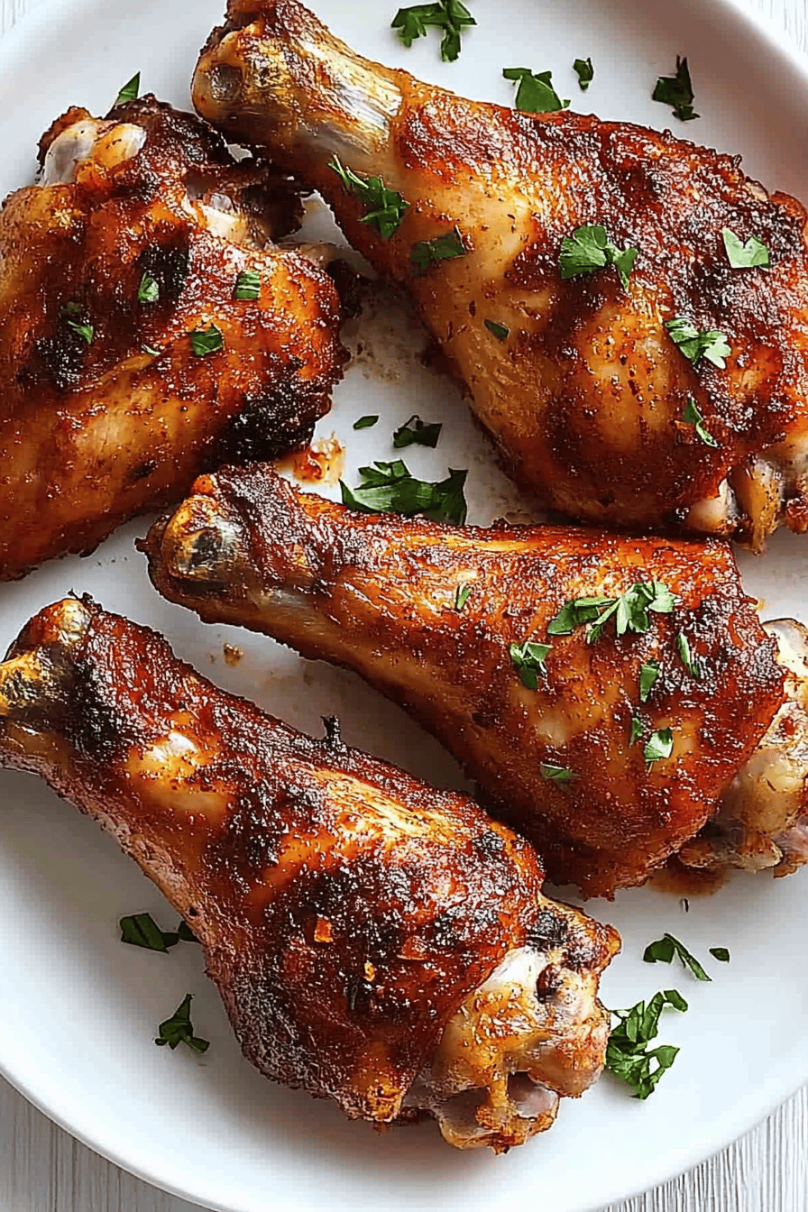 Easy Baked Turkey Wings Recipe Final Dish Presentation