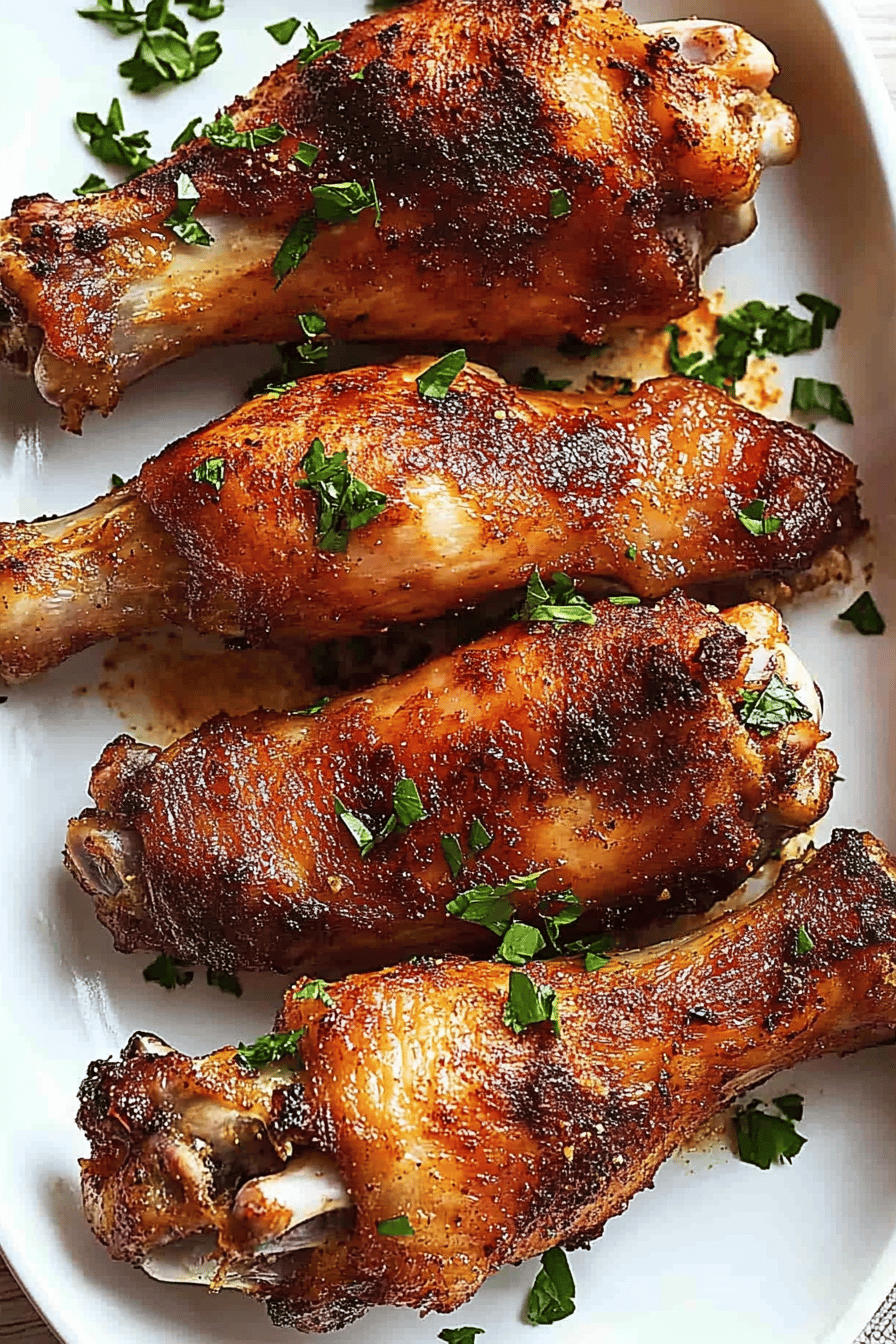 Easy Baked Turkey Wings Recipe ingredients