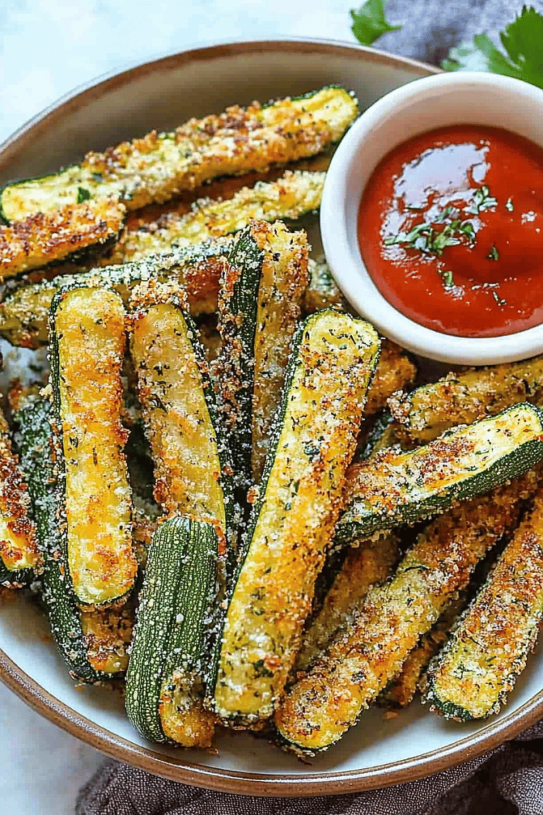 Easy Baked Zucchini Fries Recipe