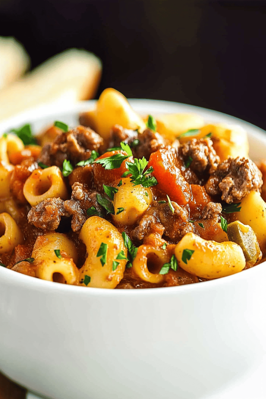 Easy Beef Goulash Recipe