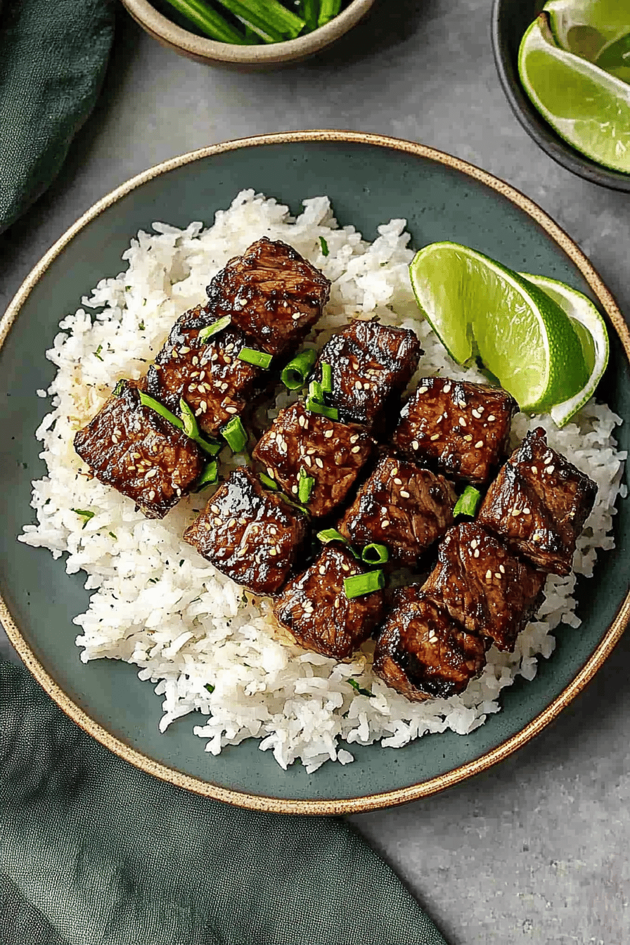 Easy Beef Yakiniku Recipe Final Dish Presentation