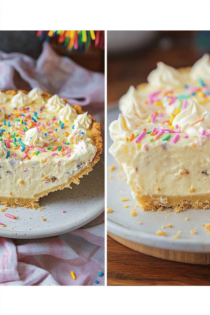 Easy Birthday Cake Pie Recipe