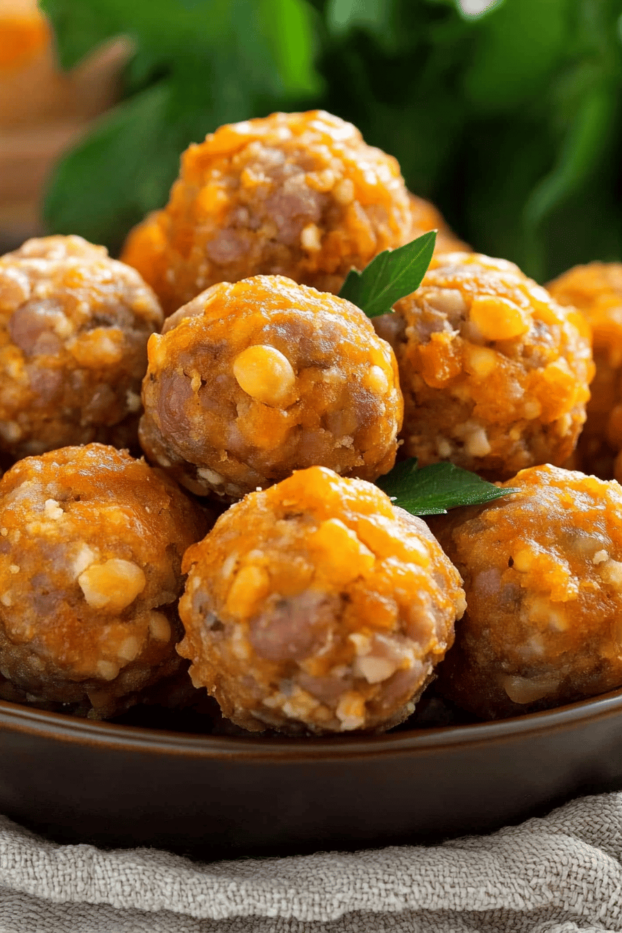 Easy Bisquick Sausage Balls Recipe ingredients