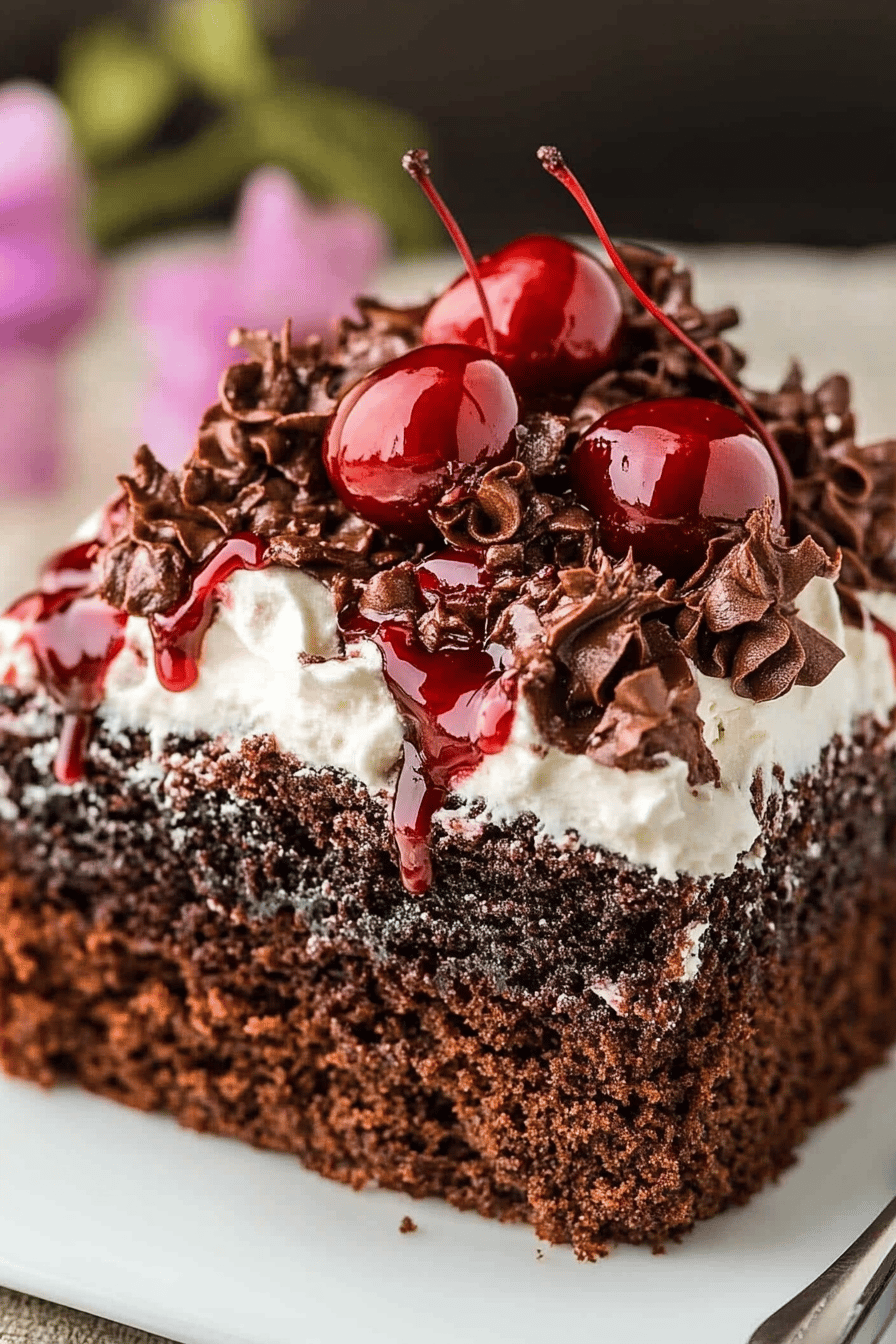 Easy Black Forest Cake Recipe ingredients