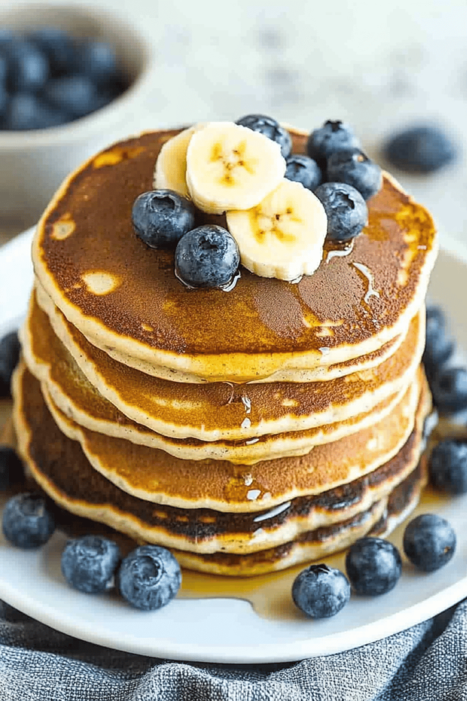 Easy Blueberry Banana Pancakes Recipe
