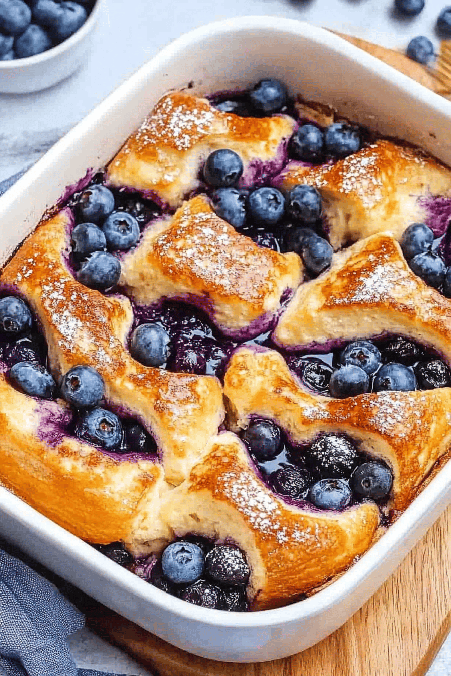 Easy Blueberry French Toast Bake Recipe