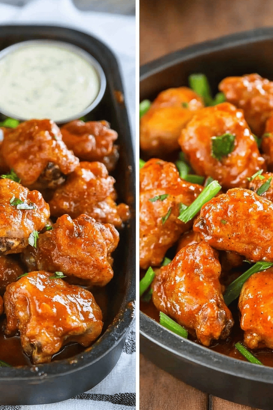 Easy Boneless Buffalo Wings Recipe Final Dish Presentation
