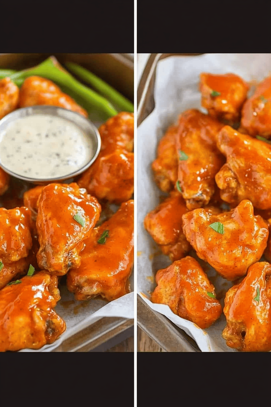 Easy Boneless Buffalo Wings Recipe ingredients