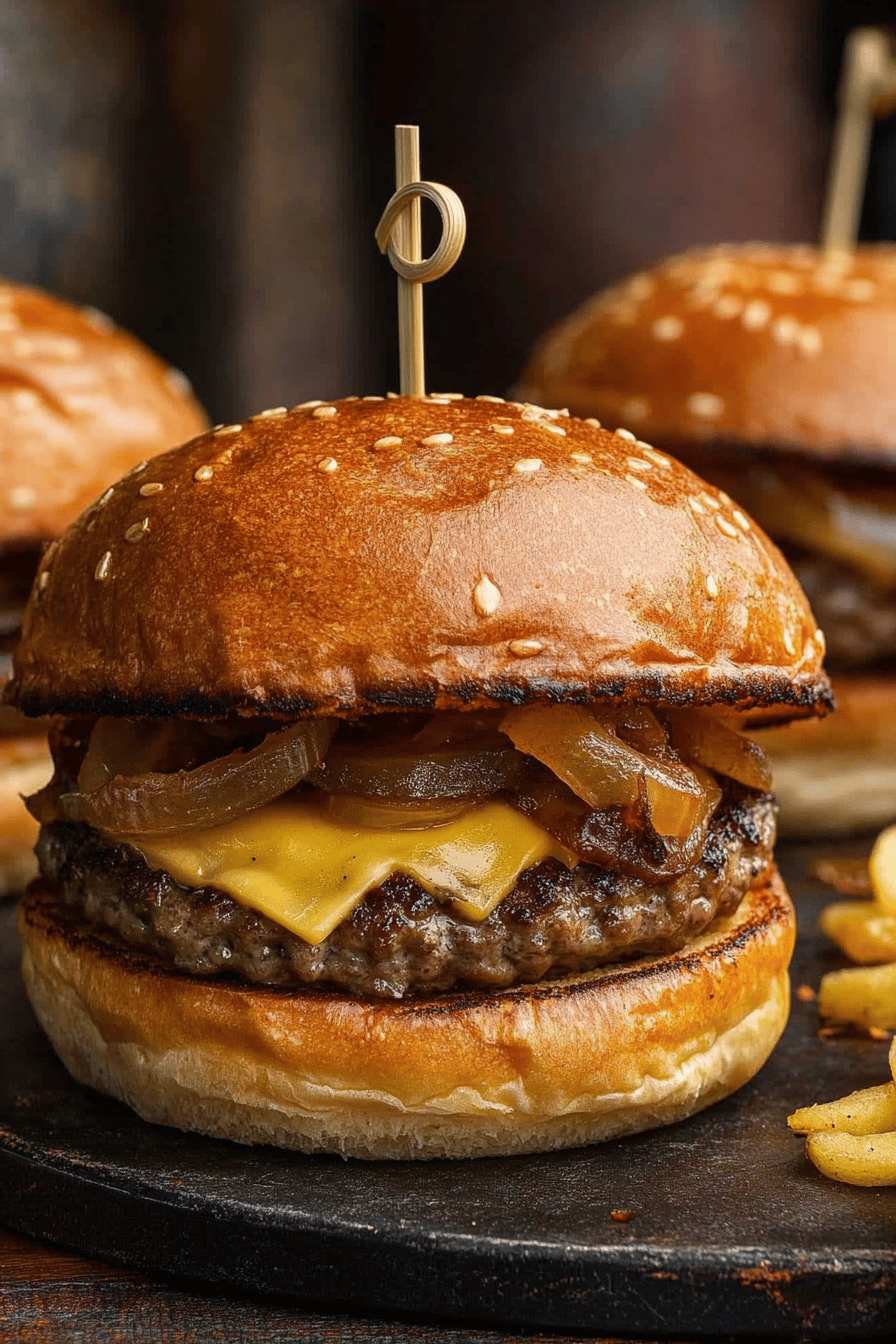 Easy Butter Burgers Recipe Final Dish Presentation