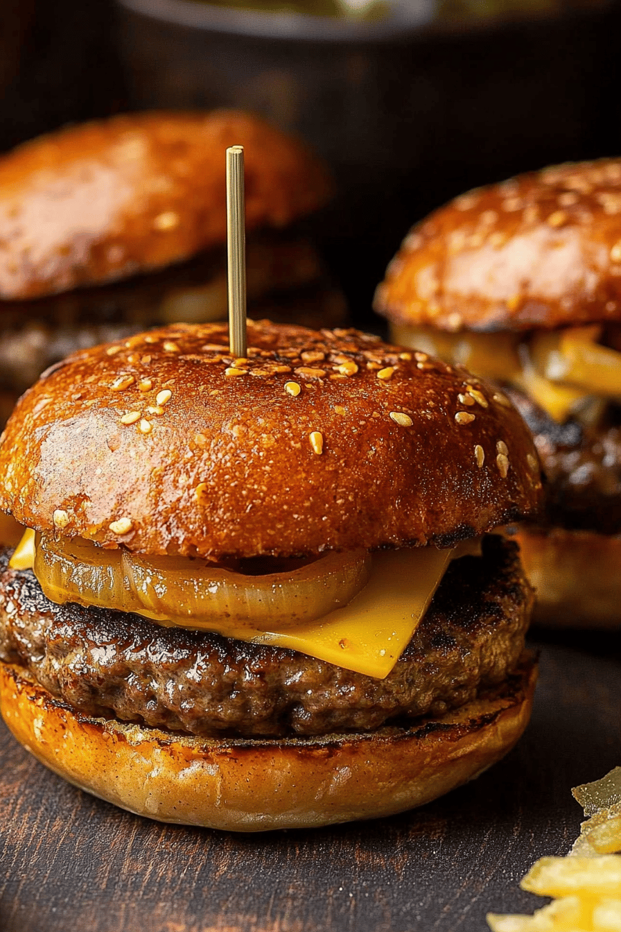 Easy Butter Burgers Recipe ingredients
