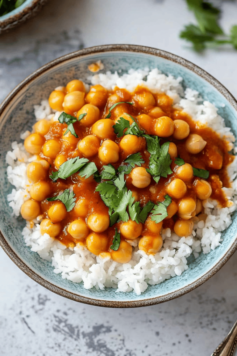 Easy Butter Chickpeas Recipe