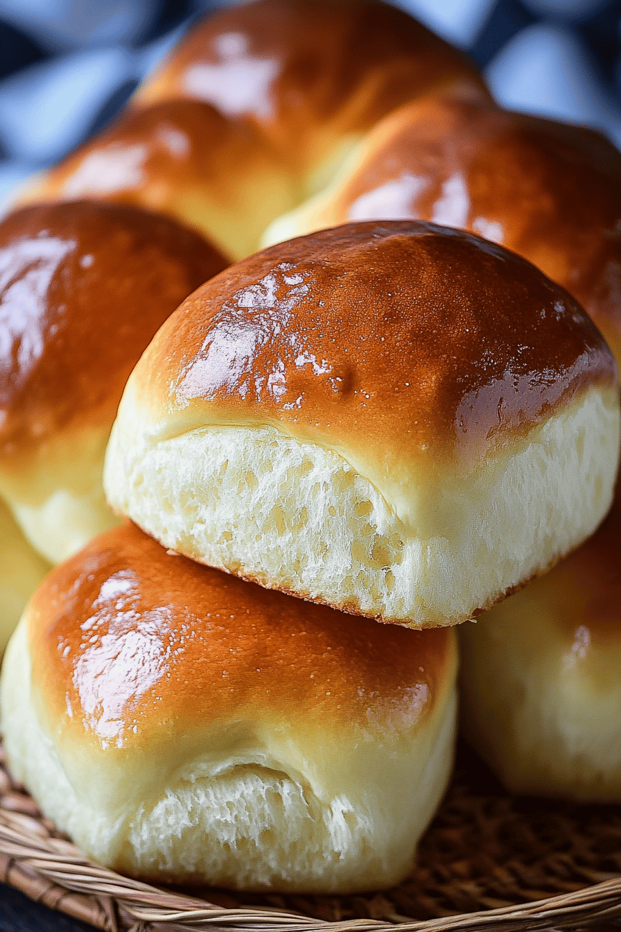 Easy Buttery Brioche Rolls Recipe Final Dish Presentation