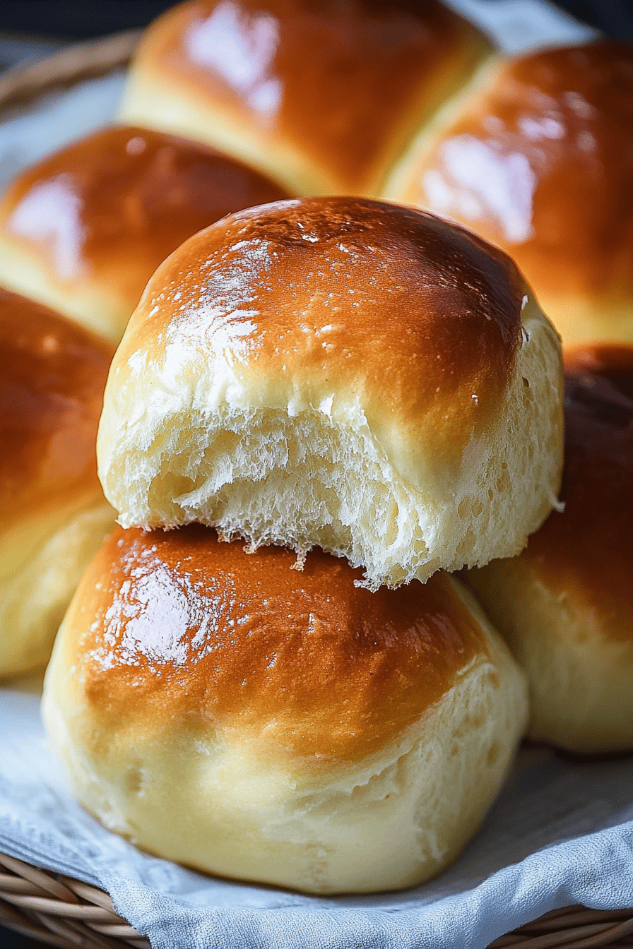 Easy Buttery Brioche Rolls Recipe Final Dish Presentation